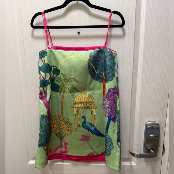 Oopscool - Botanic Garden Sequined Mini Dress Dress size S NWT - Picture 6 of 8